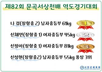 제82회 문곡서상천배 역도경기대회 이미지